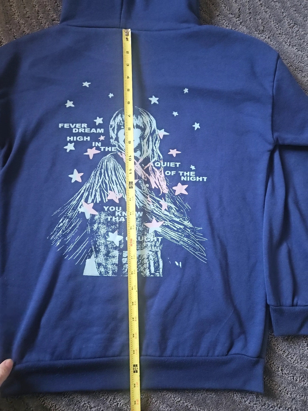 Taylor Swift Navy Blue Logo Hoodie - Picture 10 of 16